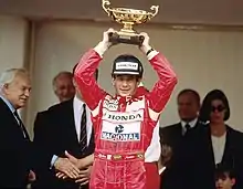 Image 74Ayrton Senna, the most successful Brazilian driver in Formula One. (from Sport in Brazil)