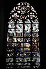 14th century glass in Sens Cathedral