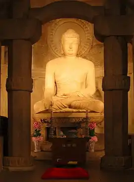 Korean Seokguram Cave Buddha, c. 774 CE.