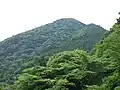 Mount Hokotate from Kaya Jinja Shinto Shrine