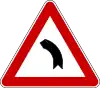 Curve to left