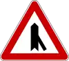 Merging traffic from right