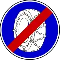 End of snow chains mandatory