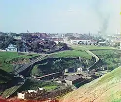 General view of the city of Perm, 1910