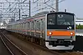 A Musashino Line 205-5000 series EMU, March 2019