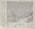 1944 US AMS map showing, to the bottom right, the northern half of "Ōtsu-shima"