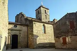 The church of Saint-Sauveur in Sernhac