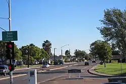 Serra Mesa entrance at Aero Drive and Sandrock Drive