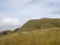 View of the fields at the top of the mountain