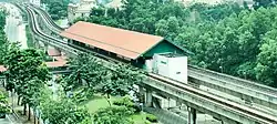 Setiawangsa LRT station, aerial view