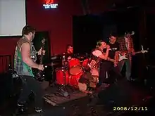 Sexual Assault, performing at L3, St Catharines, 2008