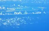 Cosmoledo from airplane