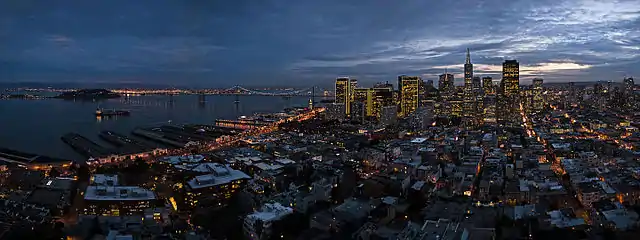 Looking south from the tower