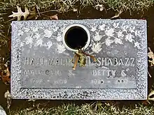 Grave site of Malcolm X (El-Hajj Malik El-Shabazz) and Betty Shabazz