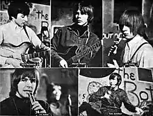 The band in 1966. Top, from left: Jerry McGeorge, Warren Rogers, Joe Kelley. Bottom from left: Jim Sohns and Tom Schiffour.