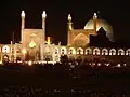 The mosque at night