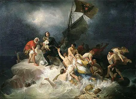 Peter the Great rescues the Drowning at Lakhta