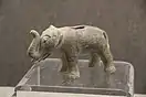 Shang dynasty ceramic elephant, Xinjiang Museum