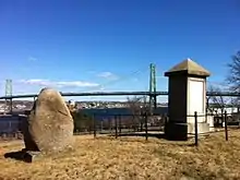 Memorials to USS Chesapeake and HMS Shannon