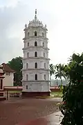 The Deepa Stambha of the temple