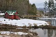 Mill Pond, where Shawneehaw Creek and the Elk River merge (2009-12-26)