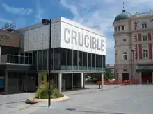 The Crucible and Lyceum theatres in Tudor Square