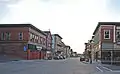 Corner of Sheldon and Huron, looking west