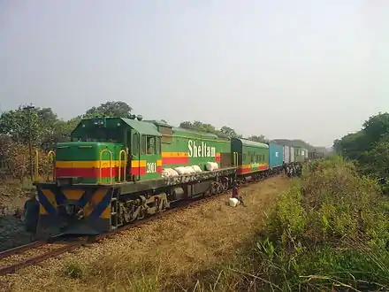 Ex SAR no. 33-219, now Sheltam no. 2011, Kamina, Democratic Republic of the Congo, 2 September 2010