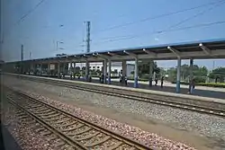 Platform of Shenzhou railway station