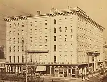 Photograph of the hotel's second iteration