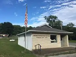 Post office and houses