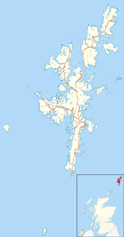 Baltasound is located in Shetland