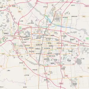 Qiaoxi is located in Shijiazhuang