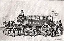 Image 132George Shillibeer's first London omnibus, 1829 (from Horsebus)