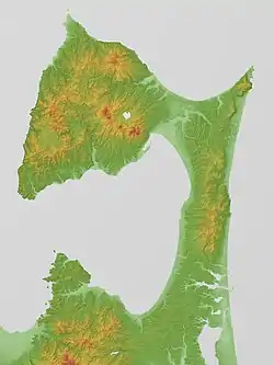 Topographic map