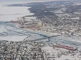 Aerial view of Sturgeon Bay