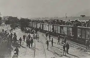 Skopje after being captured by Albanian revolutionaries in August 1912 after defeating the Ottoman forces holding the city