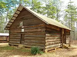 Shoal Creek Church is a historic church located in Talladega National Forest just north of Edwardsville. It was built in 1895 and added to the National Register of Historic Places on December 4, 1974.