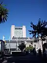 View of the Sheraton Hotel from the entrance of the mall