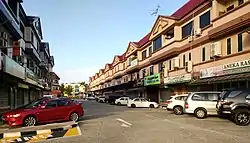 A commercial complex in Kiulap