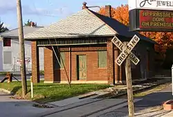 Stewartstown Railroad Rail station at Shrewsbury