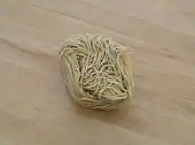 Uncooked shrimp roe noodles