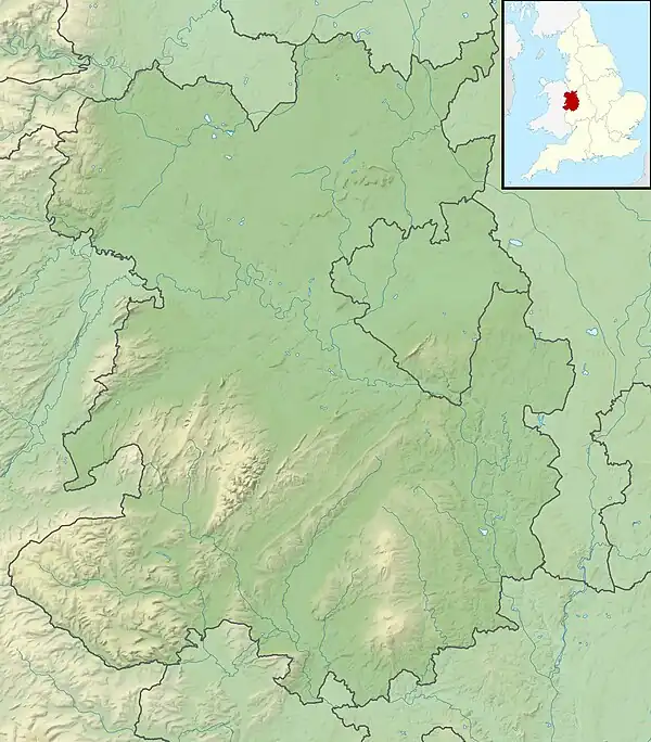 Oakly Park is located in Shropshire