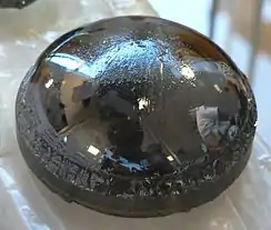 Sample of silicon carbide as a boule