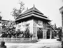 Siamese elephant pavillon at the Exposition.