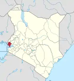 Location in Kenya