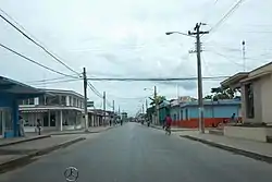 The Carretera Central in central Sibanicú