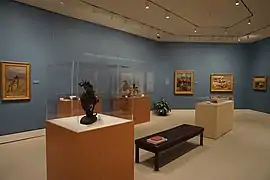 Interior of Sid Richardson Museum Gallery