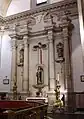 Side altar on northern side of chancel.