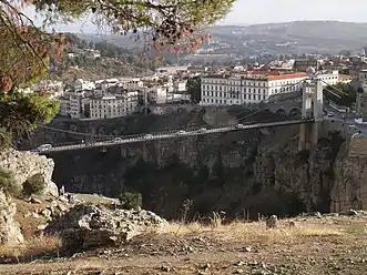 View of the Sidi M'Cid hill and the city